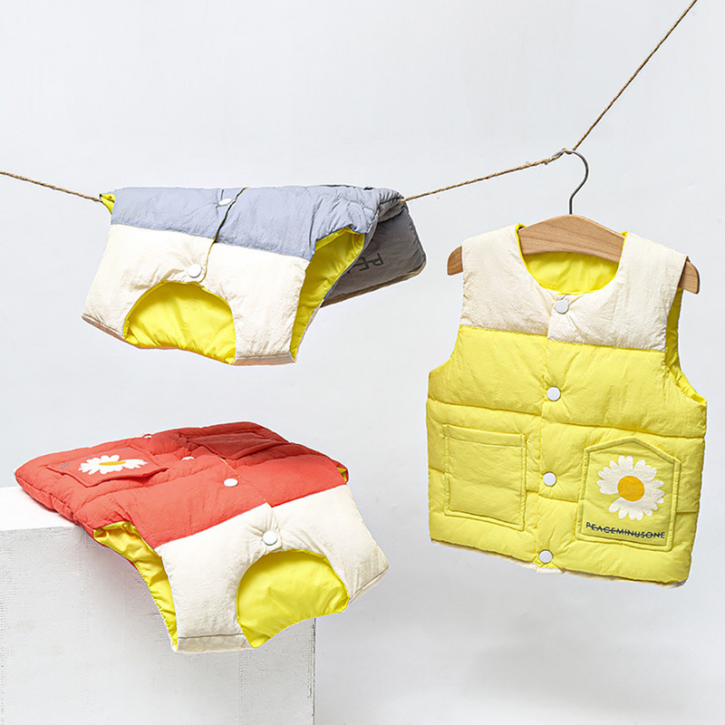 2021, topli prsluk za dječake, djevojčice, slatki prsluk iz crtića, gornja odjeća s podstavljenom pamukom, dječje jakne za dječake za 2-8 godina