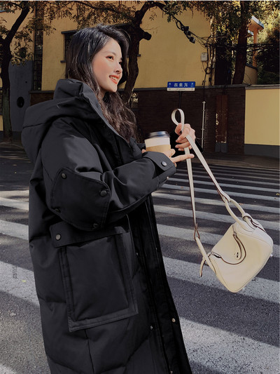 Kafijas pleds Parkas Sievietēm, brīvs, ikdienišķs ar rāvējslēdzēju, ziema, studentes, mīļi retro apģērbi, vēja necaurlaidīgi jaunākie elegantie svētki