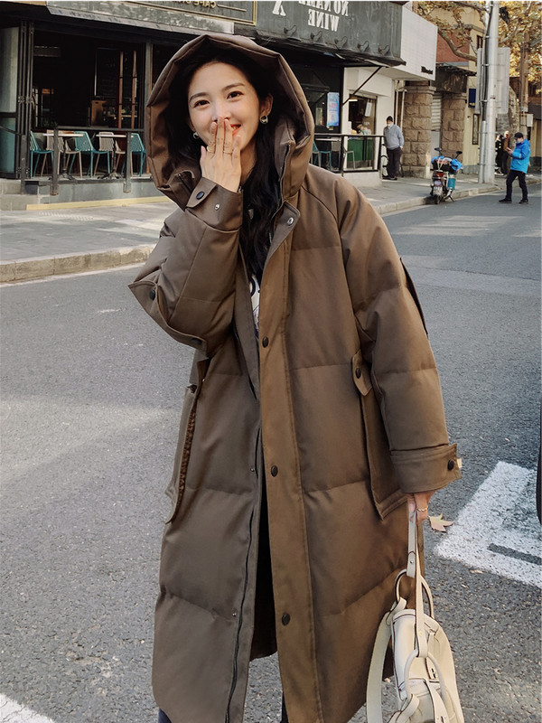 Kafijas pleds Parkas Sievietēm, brīvs, ikdienišķs ar rāvējslēdzēju, ziema, studentes, mīļi retro apģērbi, vēja necaurlaidīgi jaunākie elegantie svētki