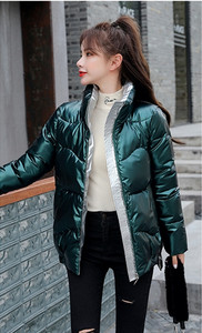 Nova zimska jakna Parke za 2023. Ženska sjajna pamučna jakna Parka s kapuljačom Topla ženska pamučno podstavljena jakna Ležerna gornja odjeća