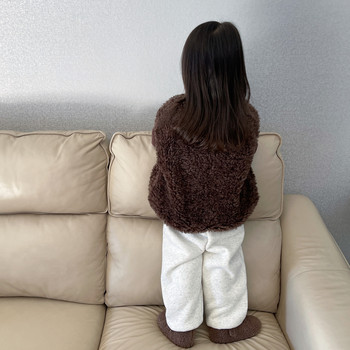 Детско облекло 2022 Есен Зима Нов модерен корейски стил Ватирана топла жилетка за момичета Ежедневна проста жилетка без ръкави