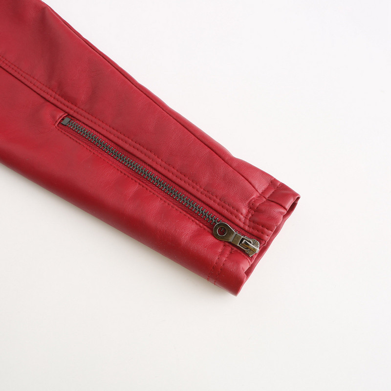 Jachete pentru femei Moda cu rever Jachetă cu motor haină cu fermoar Biker scurt Punk decupat pătuț îmbrăcăminte exterioară Jachete de iarnă pentru fete Jachete