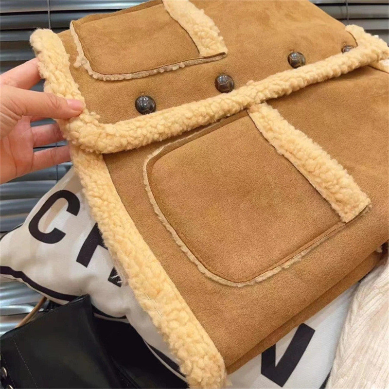 Bērnu ziemas veste, 18M-8Y zēnu virsdrēbes, modes, meiteņu kažokādas viengabalains ziemas mētelis