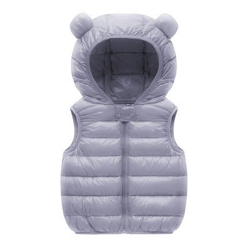 Gornja odjeća za djecu 2-8 godina Dječji prsluk Pamučna jakna Jesen Zima Odjeća za djevojčice Ležerna lagana topla prsluka za dojenčad