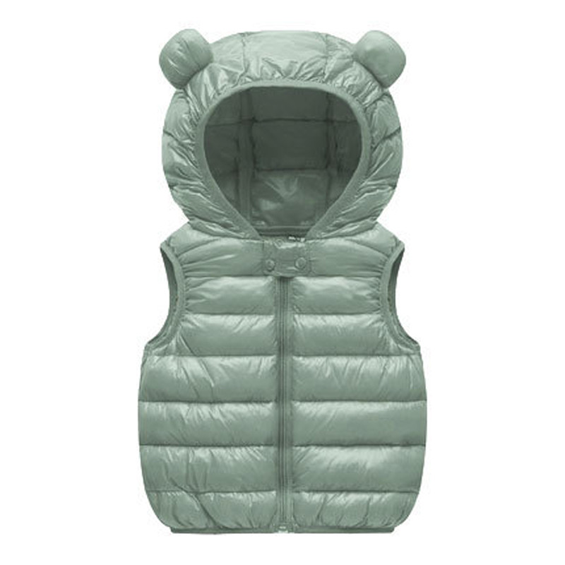 Gornja odjeća za djecu 2-8 godina Dječji prsluk Pamučna jakna Jesen Zima Odjeća za djevojčice Ležerna lagana topla prsluka za dojenčad