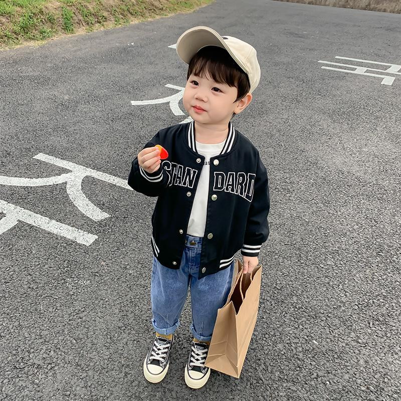 2023 Proljeće Jesen Jakne za dječake Kaput Bomber jakna Crna dječačka vjetrovka Zimska jakna Dječja Dječja čvrsta jakna