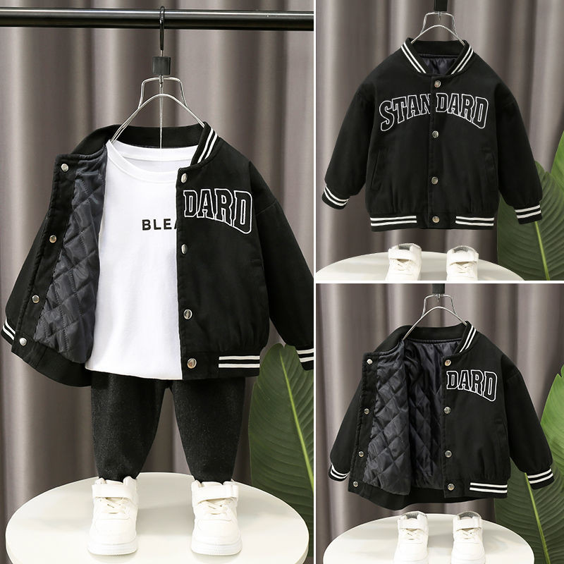 2023 Proljeće Jesen Jakne za dječake Kaput Bomber jakna Crna dječačka vjetrovka Zimska jakna Dječja Dječja čvrsta jakna