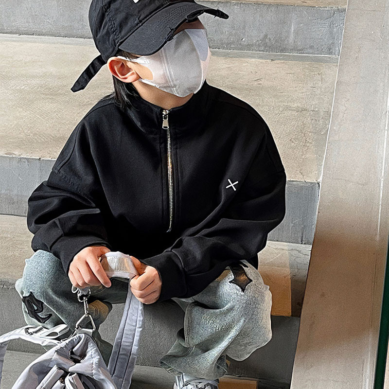 Palton de toamnă pentru băieți 2023 Noua ediție coreeană Îmbrăcăminte sport Top copii de primăvară Îmbrăcăminte exterioară subțire 1-90