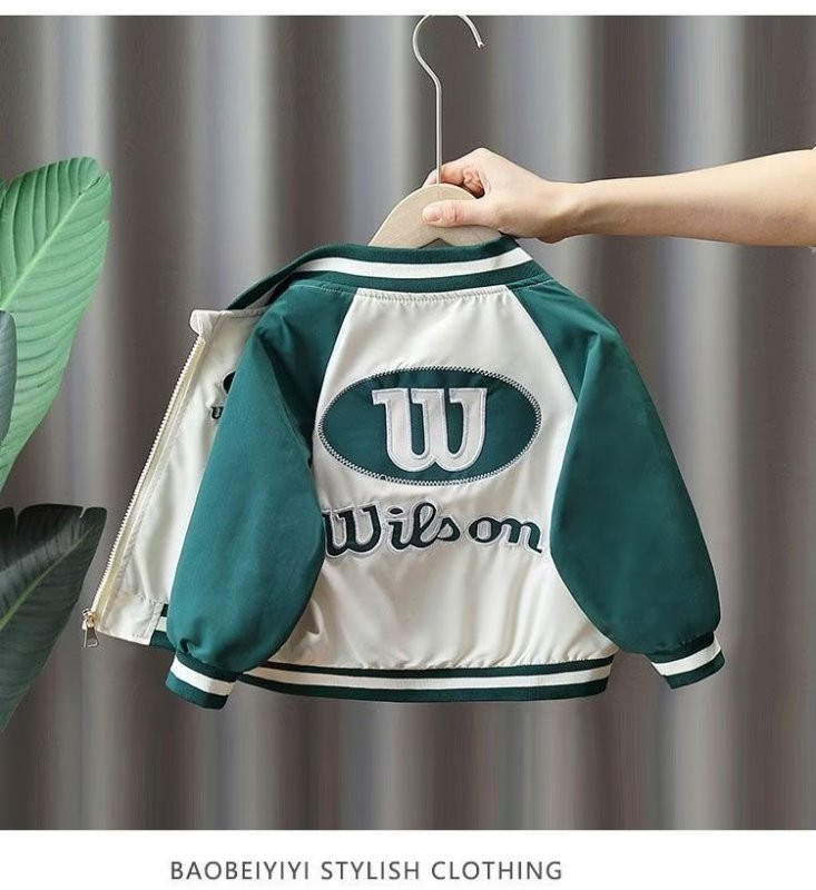 Dječja bejzbol uniforma za ležerne potrebe, jakna, dječja, dječačka, proljetna i jesenska vanjska odjeća, zapadna modna dječja modna jakna za dječake, modna 2023. novo