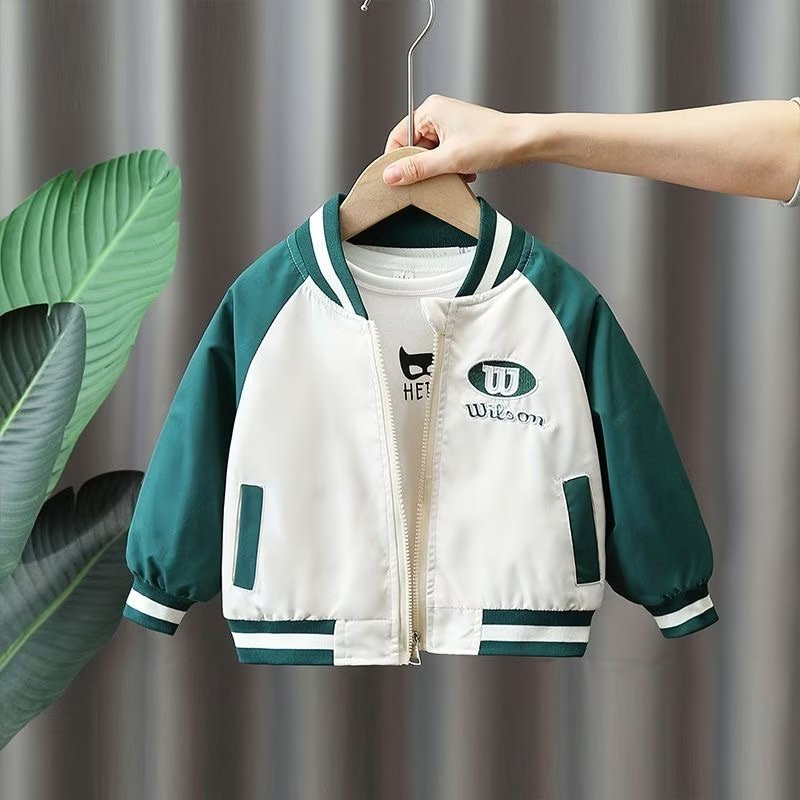 Dječja bejzbol uniforma za ležerne potrebe, jakna, dječja, dječačka, proljetna i jesenska vanjska odjeća, zapadna modna dječja modna jakna za dječake, modna 2023. novo
