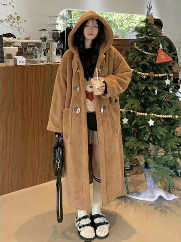 Palton largi, căptușit din cașmir plus catifea, pentru studenți, haină caldă din bumbac coreeană Jachetă căptușită cu bumbac Tide toamna și iarna