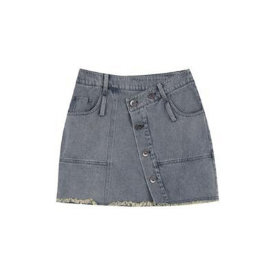 Vintage mini džinsu komplekti sievietēm Apģērbi Neregulāri Mini svārki Džinsu jakas 2023. gada pavasaris Jaunums dizaineru korejiešu modes tērpos