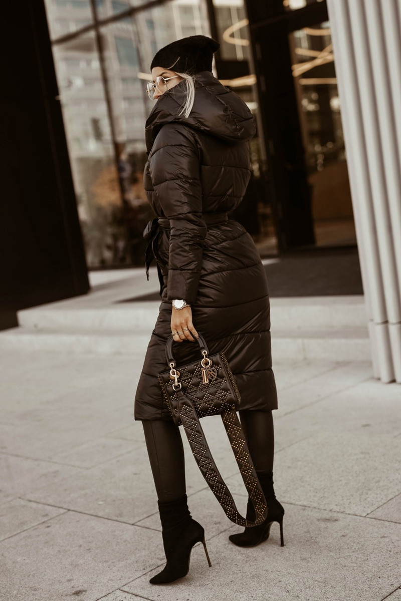 Jachetă Parker lungă, 2022, pentru femei, toamnă, iarnă, groase, calde, țesute, la tendință, cu glugă, comodă, neagră, verde, parkas