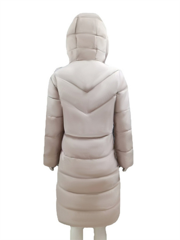 Palton din bumbac femei kaki S-4XL parka lungă subțire cu glugă 2023 primăvară nouă modă temperament căldură haină de iarnă îmbrăcăminte feminină