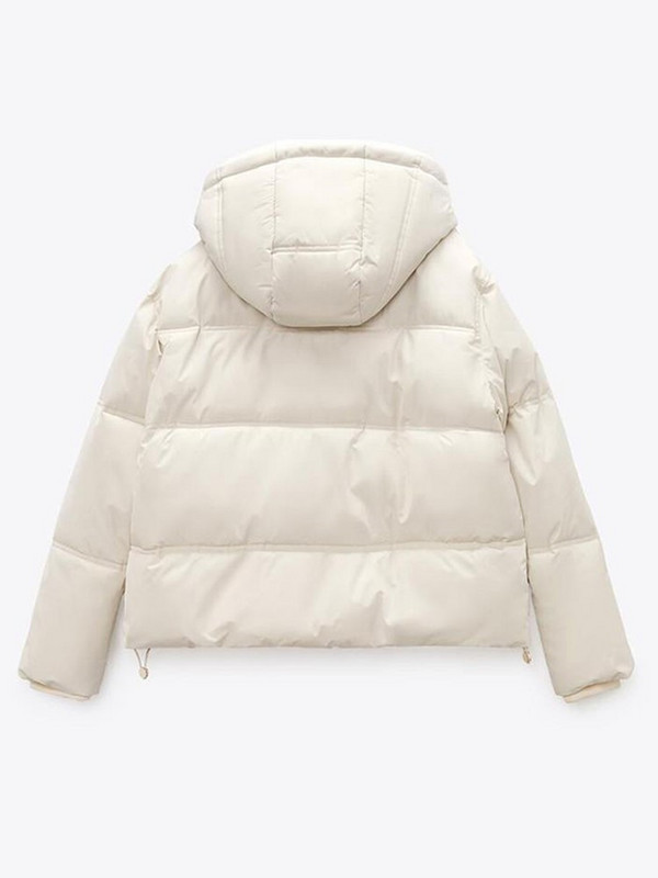 2023, iarnă, caldă, groasă, din piele PU, parkas pentru femei, la modă, bumbac negru, căptușită, jachetă pentru femei, îmbrăcăminte exterioară cu fermoar elegant