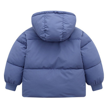 Зимно дете, малко дете, момче, момиче, топло поларено яке с качулка, горно облекло, палто за малки момчета, бебешка жилетка за момче
