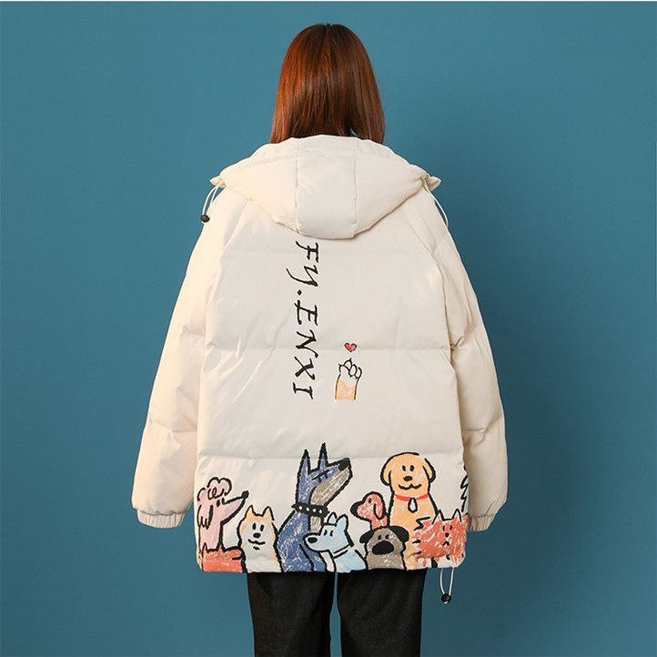 Parka groase pentru femei, iarnă, la modă nouă, cu fermoar, cu talie largă, plină, coreeană, dulci, pentru fete, jachete pentru femei, menține căldura.