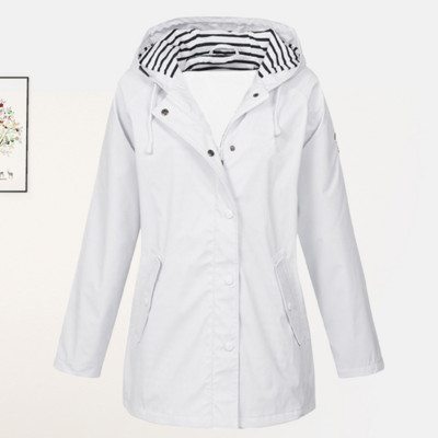 Madinga moteriška vandeniui atspari striukė nuo lietaus Vienspalvė moteriška rudens ir pavasario lauko alpinizmo lengvi lietpalčiai