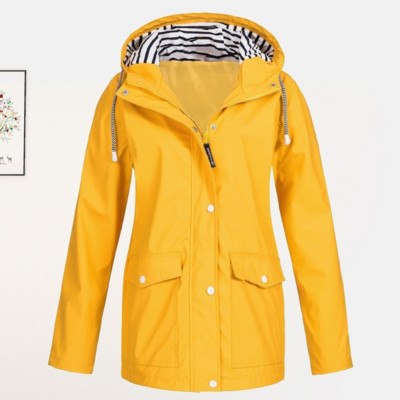 Madinga moteriška vandeniui atspari striukė nuo lietaus Vienspalvė moteriška rudens ir pavasario lauko alpinizmo lengvi lietpalčiai