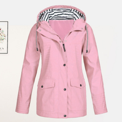 Madinga moteriška vandeniui atspari striukė nuo lietaus Vienspalvė moteriška rudens ir pavasario lauko alpinizmo lengvi lietpalčiai