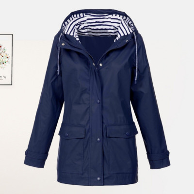 Madinga moteriška vandeniui atspari striukė nuo lietaus Vienspalvė moteriška rudens ir pavasario lauko alpinizmo lengvi lietpalčiai