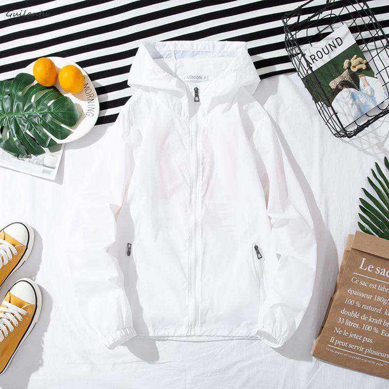 Jachetă de vară, mărime mare, antivânt, pentru femei, cu glugă, fermoar, cu litere, haină bomber, Yk2, îmbrăcăminte de stradă.