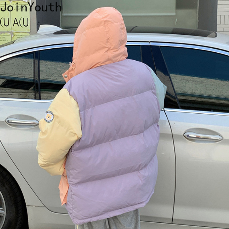 Haine de iarnă femei cu glugă jachete parkas groase