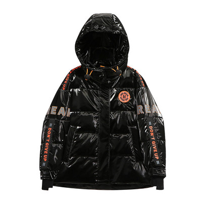 Nauja žieminė moteriška šalta striukė Super Hot Parkas megztiniai su gobtuvu Sniego viršutinė striukė Madingi gatvės drabužiai