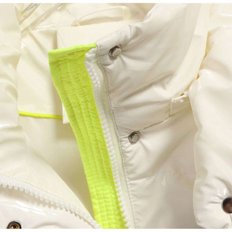 Nauja žieminė moteriška šalta striukė Super Hot Parkas megztiniai su gobtuvu Sniego viršutinė striukė Madingi gatvės drabužiai