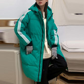 Jachetă de iarnă cu glugă 2022 Nouă modă unisex Jachetă de iarnă caldă Parka lungă Parka etanșă Mantocă de iarnă pentru bărbați sau femei