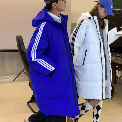 Jachetă de iarnă cu glugă 2022 Nouă modă unisex Jachetă de iarnă caldă Parka lungă Parka etanșă Mantocă de iarnă pentru bărbați sau femei