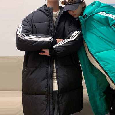 Jachetă de iarnă cu glugă 2022 Nouă modă unisex Jachetă de iarnă caldă Parka lungă Parka etanșă Mantocă de iarnă pentru bărbați sau femei