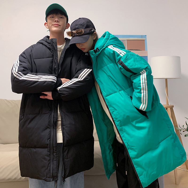 Jachetă de iarnă cu glugă 2022 Nouă modă unisex Jachetă de iarnă caldă Parka lungă Parka etanșă Mantocă de iarnă pentru bărbați sau femei