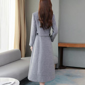 Rezistenta la rece, rezistenta la vant, haina de iarna din lana de iarna la doua piept pentru munca