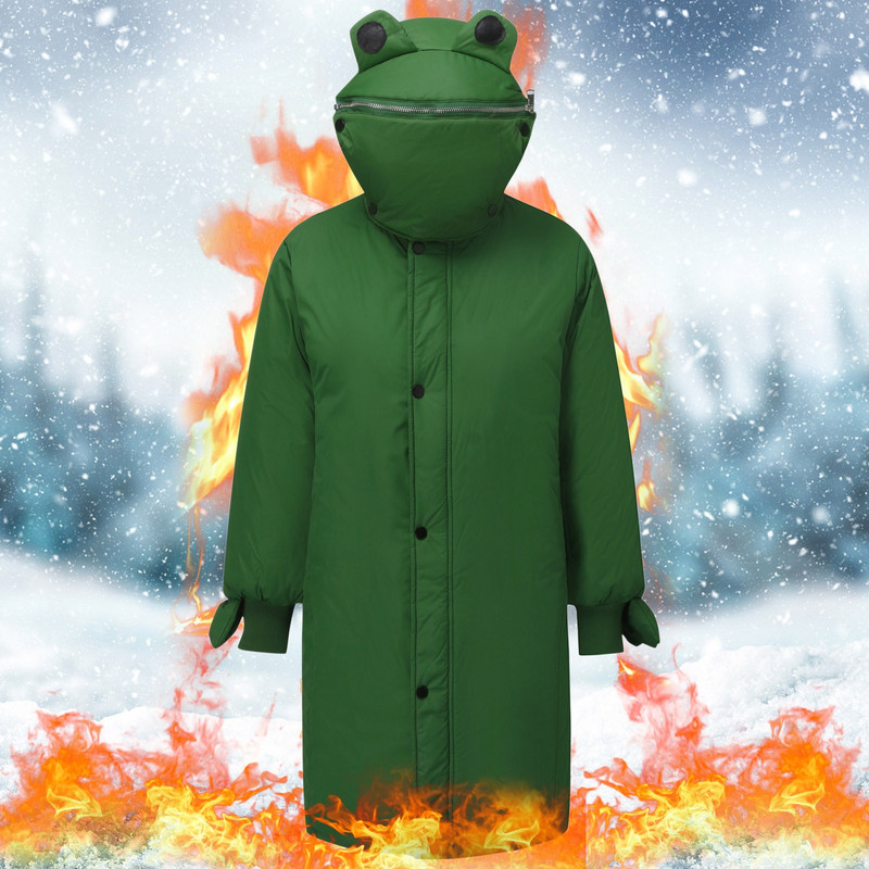 Geriausiai parduodami moteriški parkai Žiemai žalia Linksma Stora dygsniuota striukė Paltas Žieminė striukė Žieminiai drabužiai Moteriški manteau femme hiver