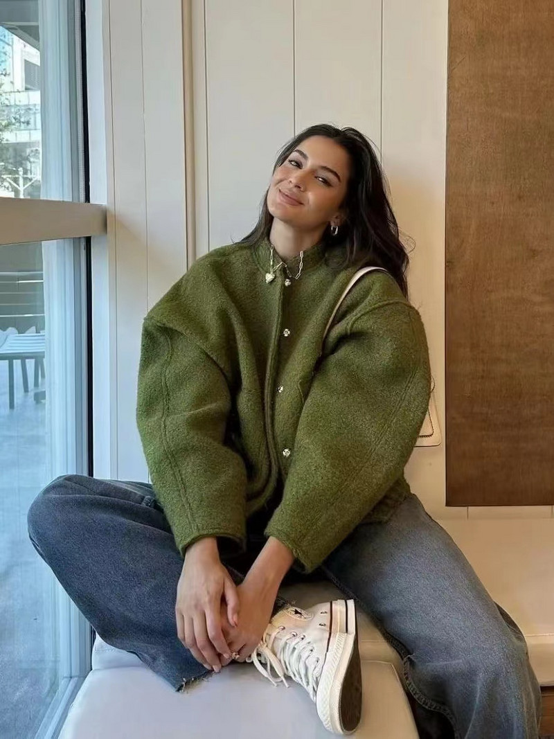 BM 2023 új női őszi/téli laza alkalmi kabáttartó nyak, csatos kabát, testforma, hidegálló nagy méret