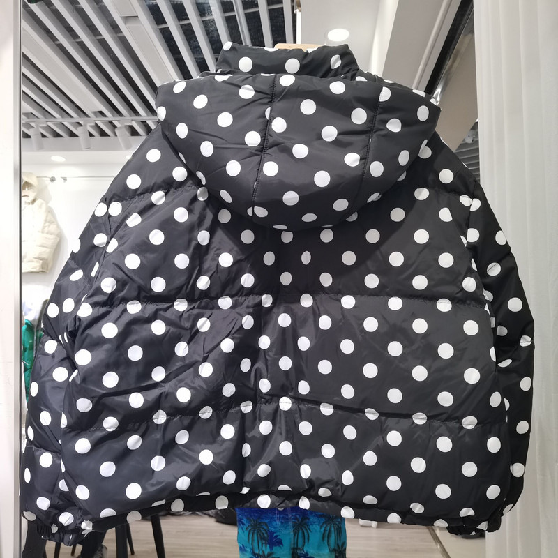 Palton cu buline pentru femeie 2022, noua iarnă, groasă cu glugă, jachetă coreeană pentru femei, puf de rață alb, îmbrăcăminte exterioară coreeană