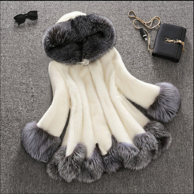 Paltoane de iarnă îngroșate și calde de damă Paltoane de exterior din blană artificială Paltoane de pluș.