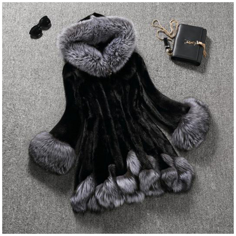 Paltoane de iarnă îngroșate și calde de damă Paltoane de exterior din blană artificială Paltoane de pluș.