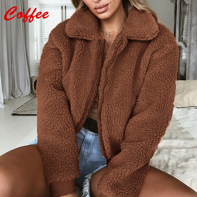 S-3XL, 9 culori, guler răsturnat, fermoar, mânecă întreagă, pardesiu cald supradimensionat, haină solidă, iarnă, toamnă.