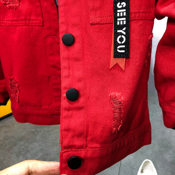 Παιδικό τζιν μπουφάν Αγόρια Jean παλτό Ρούχα Μόδα αιτιατική για αγόρια Ζακέτα Παιδικά Εξωτερικά Ενδύματα Καουμπόη Νήπιο 2-6 ετών