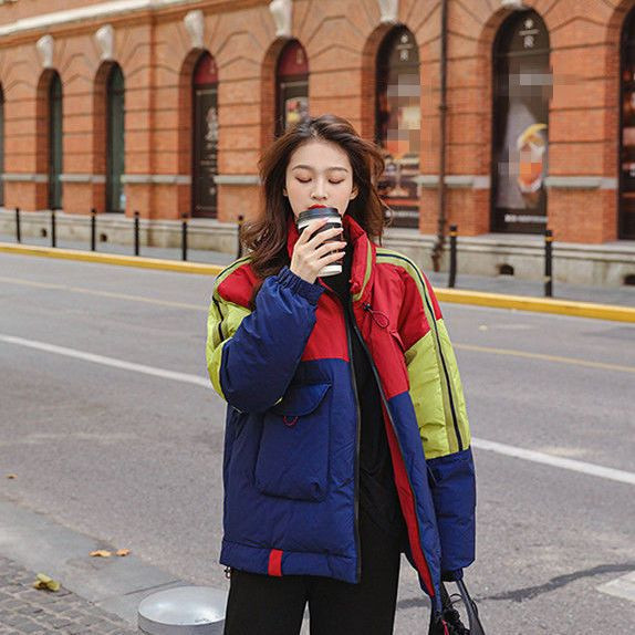 Parkas Moterų mados žiemos storas, saldus kratinys, pilnas užtrauktukas, šiltas žiemos mergaičių paltas Europos amerikietiško stiliaus