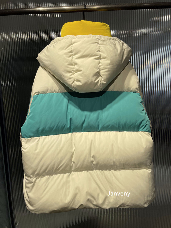 Janveny 2023 New Fashion Streetwear Jachetă puf cu cusături cu litere Parka largi pentru femei de iarnă, haină groasă 90% din puf de rață