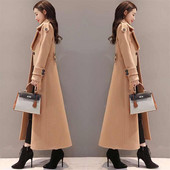 X-Long 2022 noi îmbrăcăminte exterioară pentru femei îmbrăcăminte de iarnă la modă amestecuri de lână calde