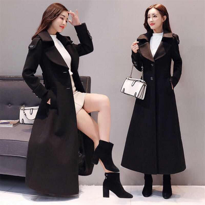 X-Long 2022 noi îmbrăcăminte exterioară pentru femei îmbrăcăminte de iarnă la modă amestecuri de lână calde