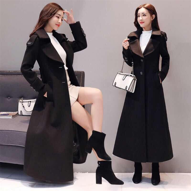 X-Long 2022 noi îmbrăcăminte exterioară pentru femei îmbrăcăminte de iarnă la modă amestecuri de lână calde