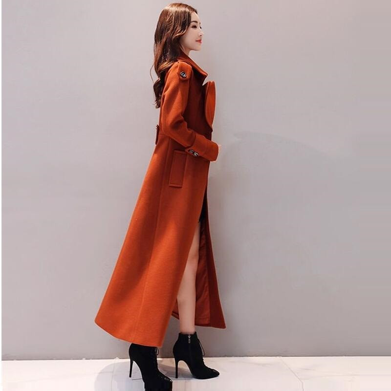 X-Long 2022 noi îmbrăcăminte exterioară pentru femei îmbrăcăminte de iarnă la modă amestecuri de lână calde