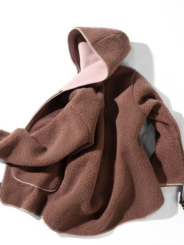 Jachete pentru femei, 2023, cu glugă, blană artificială, cu mâneci lungi, topuri, haine de iarnă, bomber, calde, haine pentru femei, îmbrăcăminte exterioară ocazională.