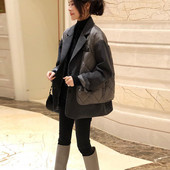 Puffer žaketes Sieviešu ziema 2023 Mētelis auksti mēteļi polsterēti jauni spalvu korejiešu stila parka ļoti silta dabīga sieviešu jaka