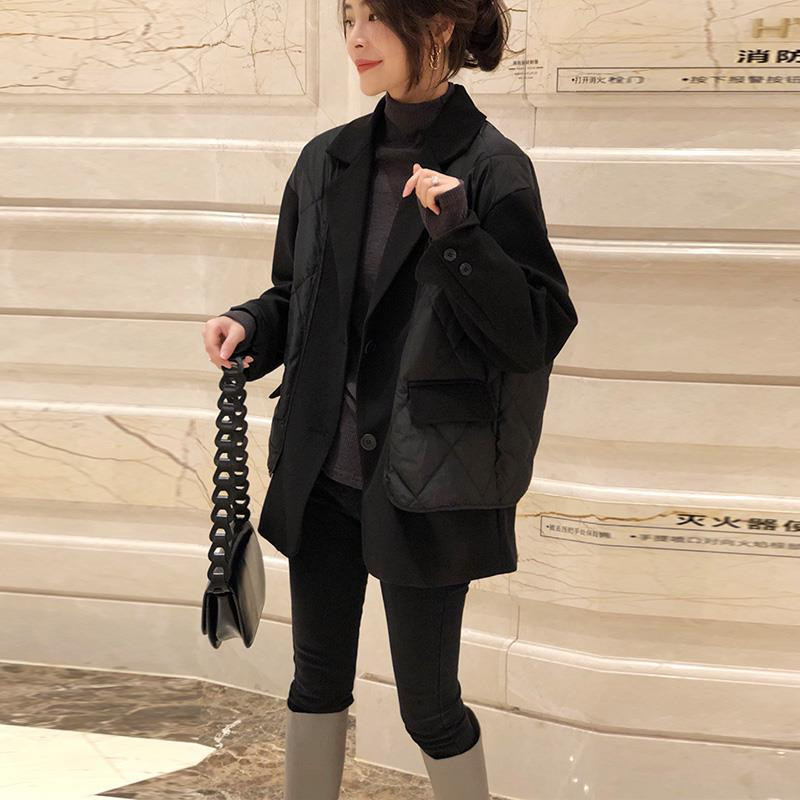 Puffer Blazer Striukės Moteriška Žiema 2023 Kailis Šalti Paltai Paminkštinti Nauja Plunksna Korėjos Style Parka Labai Šilta Natūrali Moteriška Striukė